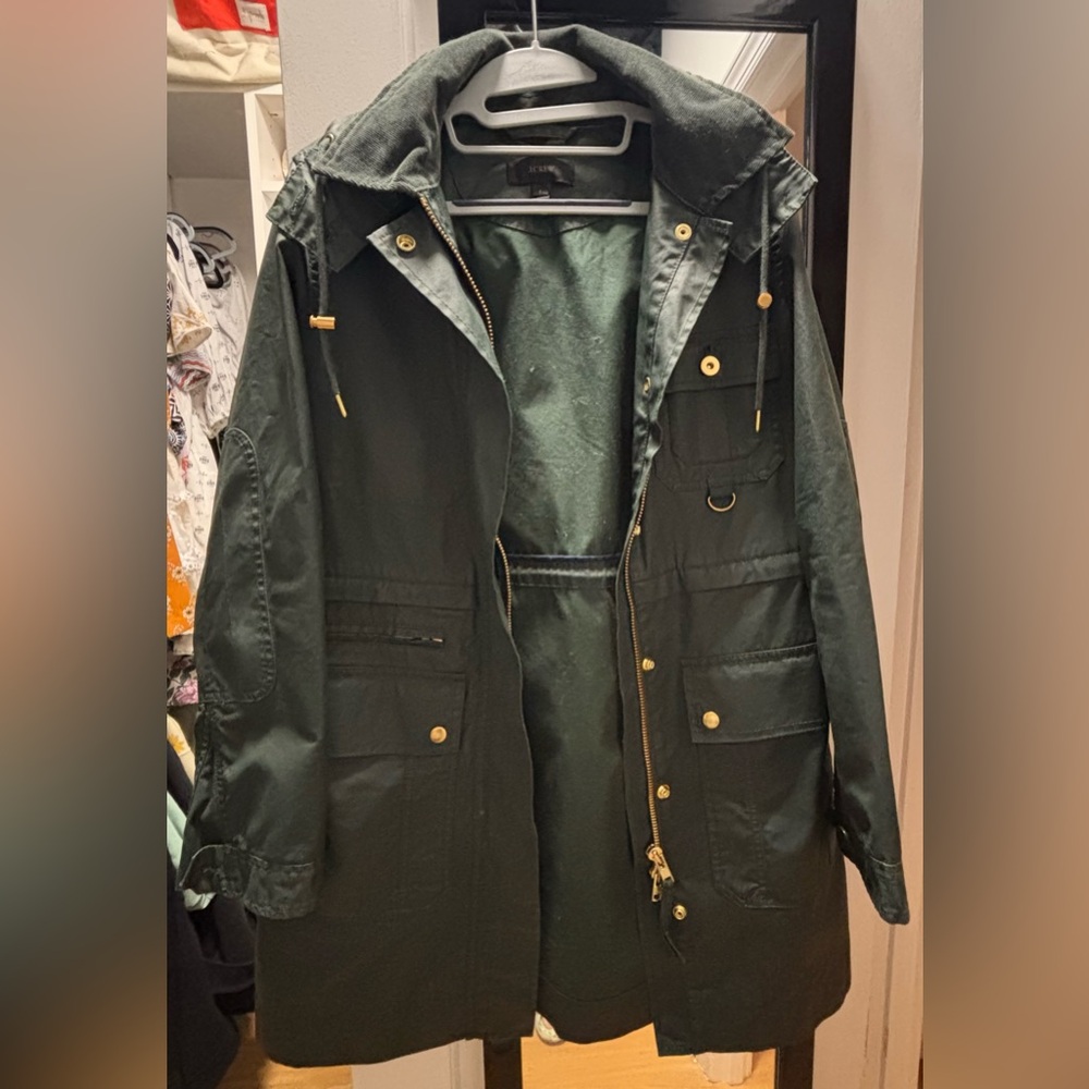 J. Crew women’s waxed canvas jacket
